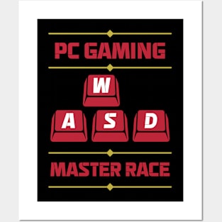 WASD - PC Gaming Master Race (v1) Posters and Art